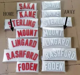 2021 Anglia Saka Lingard Kane Sterling Sancho Mount Rashford Foden Nameset Patch Badge