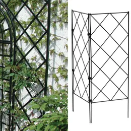 Garden Supplies Other 3pcs Vegetable Trellis Home Foldable Reusable Balcony Plant Supports Indoor Potted Iron Outdoor Connectable Tomato Cag