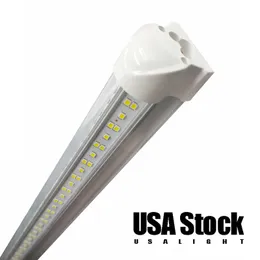 T8 V Shaped Led Single Fixture Integrated 4Ft Tubes Light for Cooler Freezer Under Cabinet Workbench Garage Barn AC 110-277V 25PSC USALIGHT