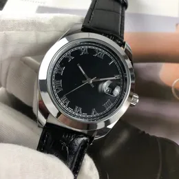 Начатые часы Fashon Mens Watches for Men Datejust Luxury Watch Top Brand Кожаные ремешки деловые перевозки Quartz.