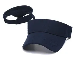 Visors Hurtowa moda projektant golfowy Słońce Sunvisor Party Hats Baseball Cap Sport Suncreen Hat Tennis Beach Elastyczne puste czapki 2024