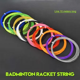 18LBS-26LBS Badminton String Wysoka elastyczność Odporność na zużycie Badminton Racquet Linia 0,73 mm 10m