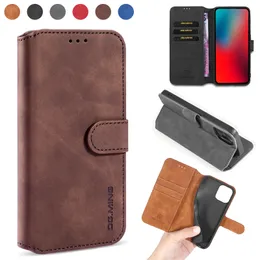 Phone Cases with magnetic buckle Flip Card Slot Wallet Stand Leather Case Cover for iPhone14 13 12 11 pro max xs xr Samsung S23Ultra S22 S21 S20 S10 NOTE10 A71 OnePlus 9