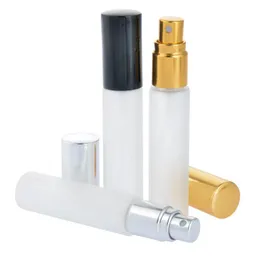 2022 Ny 10 ml Frostat glas Aluminium Parfym Spray Bottle Tom Refillerbar Perfumess Container