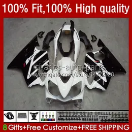 Injection mold Body For HONDA CBR 600F4i 600CC 600 F4i white black FS CC F4 i 04-07 55No.114 CBR600F4i CBR600FS 2004 2005 2006 2007 CBR600 F4i 04 05 06 07 OEM Fairings Kit