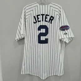 Anpassad sömnad Rare 2008 All Star Derek Jeter 2 Jersey Men Women Youth Kids Baseball Jersey XS-6XL