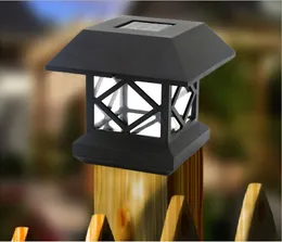 LED Solar Pillar Wandlamp Waterdichte Outdoor Sensor Solar Lights Stigma Light Villas Tuin Veranda Thuis Landschap Verlichting