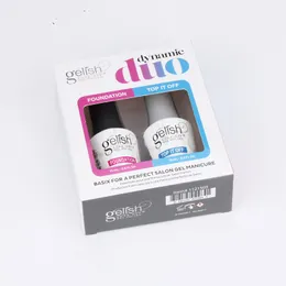 DHL Top base coat Gel newest fashion Soak off lacquer harmony nail polish colors LED UV laque art 2pcs /set in stock