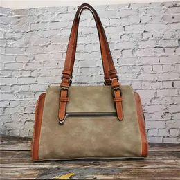 Luksusowa Marka Torebka Designer Damska Skórzana torba Shopper Torba Vintage Torebki Dla Damskich Torby Na Ramię 2020 Wysokiej jakości torebka 27K