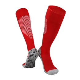 Nylon dispensing non slip towel anti friction breathable training match long tube over knee sports football soccer socks stocking sock