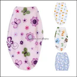 Borse Biancheria da letto per la scuola materna Neonato, Bambini Maternità Swaddle Wrap Coperte per neonati Infant Soft Short Plush Swaddling Slee Bag Drop Delivery 2021 M6Y