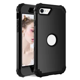 För iPhone 8 Plus Case Dual Layer Heavy Duty Shocksäkra telefonfall Kompatibel med Samsung S21 Ultra