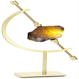 Golden Toned Decor Sphere Holder Caliper Stand Hold Max Caliper Style Display for Mineral Ornament