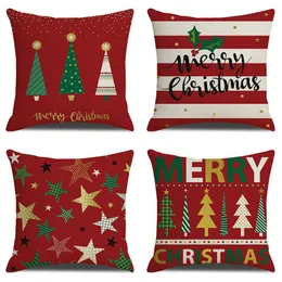 Cushion/Decorative Pillow 45x45cm Christmas Pillows Cover Sofa Seat Tree Cushion Decorative Soft Pillowcase Home Decor