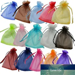 25x35 30x40 35x50cm 50 peças organza jóias bolsa de jóias 19Colors presente de casamento organza bolsa de jóias expositores embalagens de embalagem 5z preço de fábrica especialista em design de qualidade mais recente