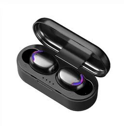 Tws F9 Mini Fone Bluetooth Bezprzewodowe Słuchawki Odciski palców Słuchawki Stereo Sport Gaming Słuchawki Słuchawki Earbuds