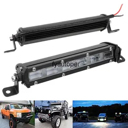 LED-Lichtleiste mit 6D-Linse, 17,8 cm, für Camping, für Traktor, LKW, Geländewagen, Allradantrieb, 4x4, ATV, UTV, UAZ, Flutarbeiten, 12 V, 24 V