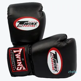 10 12 14 oz Boxningshandskar PU Läder Muay Thai Guantes de Boxeo Gratis Kamp MMA sandbag träningshandske för män kvinnor barn