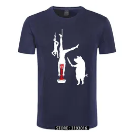 Gris linje slaktare butik rolig vegan vegetarisk karma peta bacon mens t-shirt sommar o neck bomull topp tee shirt 210629