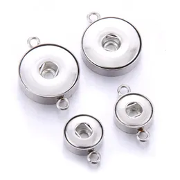 Commercio all'ingrosso Acciaio Inossidabile Rame 18mm 12mm Bottone a pressione Charms Ciondolo Gioielli Fai da te Scatta Accessori Risultati Collana