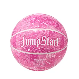 Spalding Sad Frog Pepe CO Branded Basketball No.7 Presentförpackning Pojkvän 24k Sakura Pink Mamba Commemorative Edition PU Game Inomhus Utomhus Alla hjärtans dag