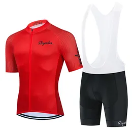 Jazda na rowerze Zestawy Rapha Team Bike Szorty 20D Bib Set Szybki krok Ropa Ciclismo Mens MTB Lato Pro Bicycling Maillot Dolna Odzież