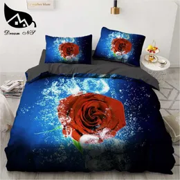 赤いバラのベッドカバー(未完成品です) Amazon｜60長繊維コットン