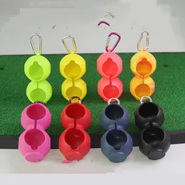 Ny Silicone Skyddskåpa Club Satser Golfboll Skydds tillbehör kan hängas på bältet Andra golfprodukter 210 x2