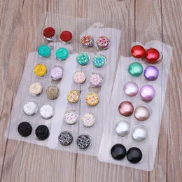 PINS, BROOCHES PACK AV 12 MUSLIM MULTI-Use Rhinestone Magnetic Scarf Brosch Round Hijab Pins R2LE