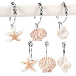 Decorative Objects & Figurines 12 Pieces Of Shell, Starfish And Conch Hooks Household Wall Hanging Crafts Key Home Decoration Mediterranean