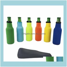 Ice Buckets And Coolers Barware Kitchen, Dining Bar Home & Gardenbeer Bottle Sleeve Neoprene Insulation Holder Soft Drinks Ers With Stitched