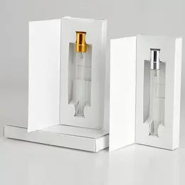 10ml Puste butelki perfum Konfigurowalne pudełka papierowe z atomizer Puste perfumy Opakowanie niestandardowe logo na prezent