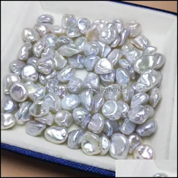 Loose Gemstones Biżuteria Highlight Natural Słodkowodne Barok Pearl Bead DIY Designer Wyniki Koraliki 9-11mm Drop Dostawa 2021 Cwqar