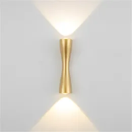 Vägglampor modern minimalistisk LED -lampa 24 cm/35 cm IP65 sovrum sovrum trappa korridor gångp