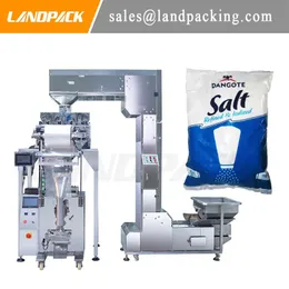 Landpack Wyposażenie przemysłowe Wyposażenie Salt / Sugar Packing Machine z wagą liniową