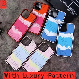 مصمم أزياء حالات الهاتف لـ iPhone 14 14plus 14pro 13 13pro 12 11 Pro Max XS XR XSMax 8 Plus Top Hudge Flower Pattern Pattern Patter