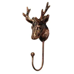 European-style clothing store display racks coat hanger clothes shop iron hooks deer wall hanging point Animal