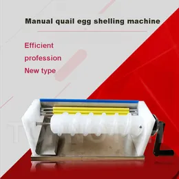 60kg / h Liten manuell köksglasögon Egg Shelling Machine Bird Eggs Sheller Tool