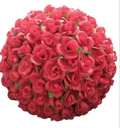 2021 Ny 40cm Stor Simulering Silk Blommor Konstgjord Rose Kyssande boll för bröllop Alla hjärtans dag Party Decoration Supplies