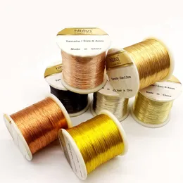 0.2mm-1mm Solid Colorfast Copper Wire Tarnish-Resistant Beading Wire DIY Craft Jewelry Making Accessories