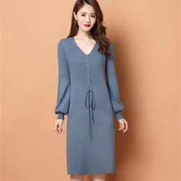 Vestito Maglione Donna Invernale - Largo, Maniche Lunghe, Tasca, Comodo, In Pile Morbido