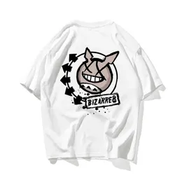 Graffiti Hip Hop Totoro Oversize Par T-shirt Män Streetwear harajuku Tshirt Kortärmad bomull Lös Hiphop T-shirt Basic 210603