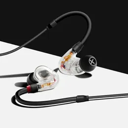 IE 40 PRO IN-OHR-Überwachung Kopfhörer HiFi verdrahtete Kopfhörer Headsets Freisprecheinrichtung mit Einzelhandelspaket Schwarz / Klarweiß 2Colors