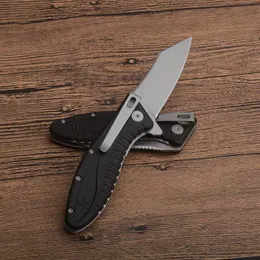 Top Quality 1319 Assisted Open Flipper Folding Knife 4Cr13Mov Bead Blasted Finish Blade Glass-filled Nylon Handle With Retail Box