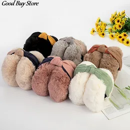 Outdoor Skiing Thicken Earmuff Earlap Headband Winter Warm Plush Ear Earmuffs Korean Kawaii Girls Soft Plush Fur Ear Muffs Cover