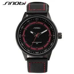 Sinobi New Fashion Wojskowy Zegarek męski Zegarek Zegarek Sports Man Clock Genewa Mężczyzna Army Zegarki Relogios Masculino Reloj Hombre Q0524