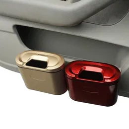 Other Interior Accessories Car Trash Bin Cans Folding Garbage Dust Holder Rubbish Cases Organizer Storage Bag Seat Waste Container