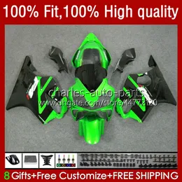 Honda CBR 600F4I 600CC 600 F4I FS CC F4 I 04-07 55 NO.33 CBR600F4I CBR600FS 2004 2005 2006 2007 CBR600 F4I 04 05 06 07 OEM Fairings Kit Green Stock Blk