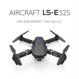 E525 Drone 4K HD szerokokątny Dual Camera 1080p WiFi Wizualna pozycjonowanie Wysokość Utrzymuj RC Drone Śledź Me Quadcopter Drones Zabawki
