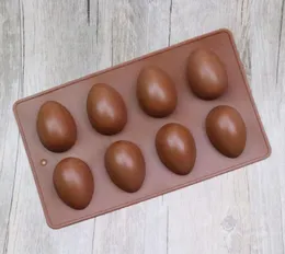 Przenośny Easter Egg Formy Wielokrotnego użytku DIY Narzędzia do pieczenia Czekoladowe Silikon Wygodna kobieta Mężczyzna Mold Mold Materiały SN5129